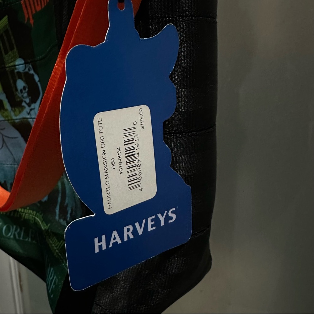 Harveys Seatbelt Bag Original Haunted Mansion Poster Tote - Picture 4 of 12